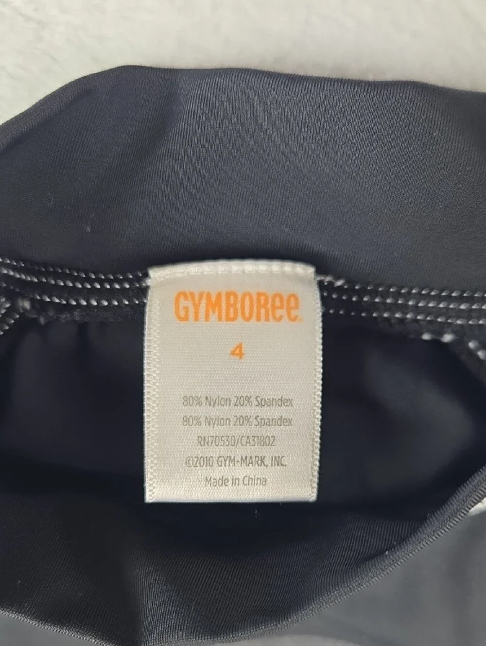 Gymboree Black Skull Swim Shirt Size 4 Rashguard
